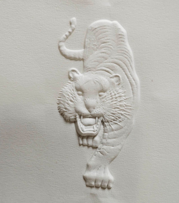 3D Gilding Mesin Stamping Hot Foil Otomatis Untuk Full Range Packaging Paper, Stamping Warna