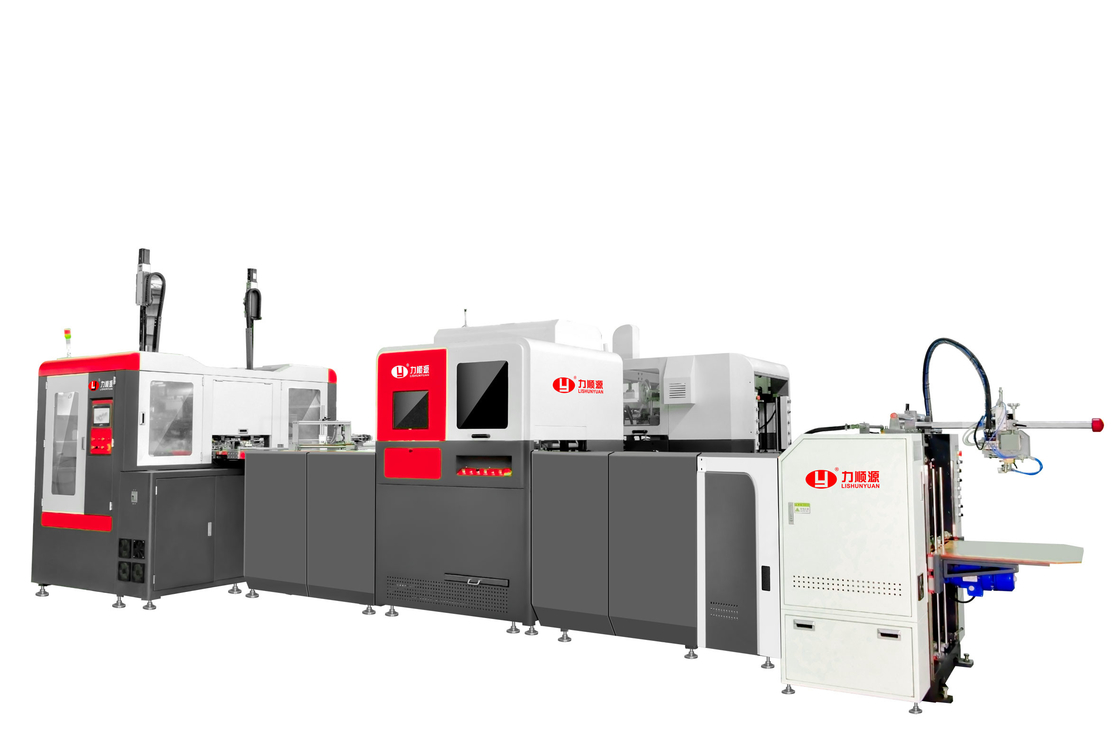 2 In 1 Double Head Rigid Box Forming Machine Mesin pembuat kotak kardus