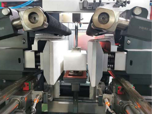 2 In 1 Double Head Rigid Box Forming Machine Mesin pembuat kotak kardus