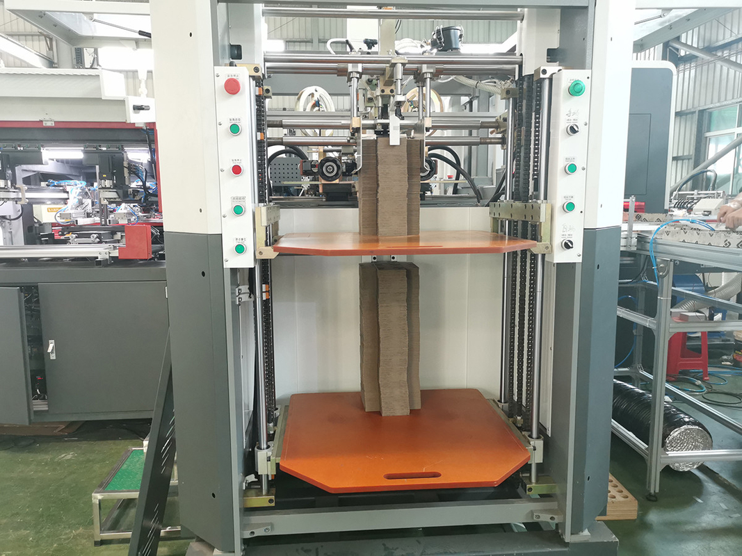 Intelligent Kecepatan Tinggi Otomatis Kotak kaku Membuat Mesin Multifungsi 2 In 1 50-52pcs/min