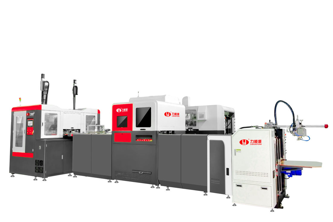 LY-HB2500CK Intelligent High-Speed Rigid Box Production Line Mesin Pembuatan Kotak Kecepatan Tinggi