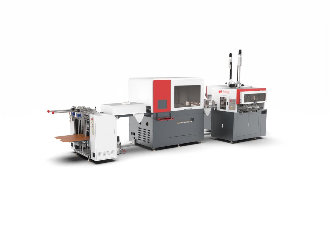 Paperboard Rigid Box Making Machine Combined with PLC Control System Delivering Packaging and Box Fabrication Solutions