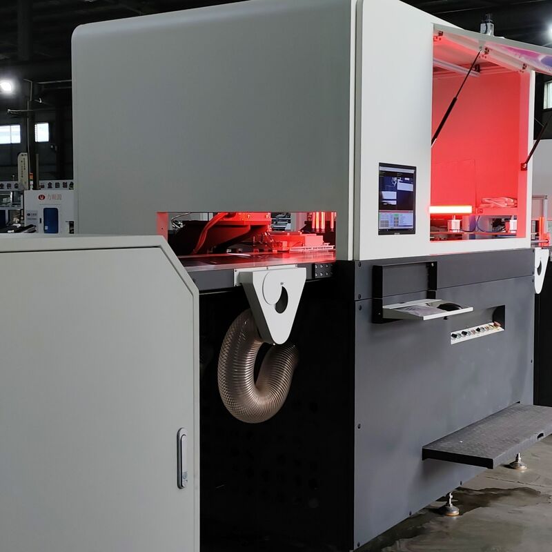 3000CZ Intelligent 2 In 1 Rigid Box Line Produksi 70pcs/min Konsumsi energi rendah