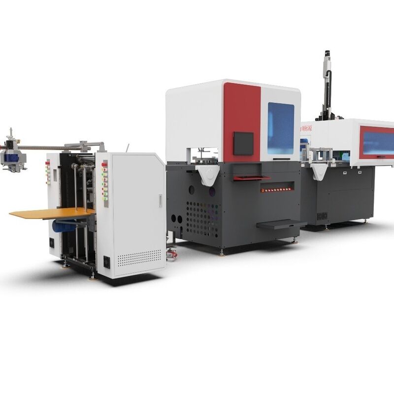 Fullly Automatic LY-HB1500CZIntelligent High-Speed Rigid Box Production Line 25-32pcs/min