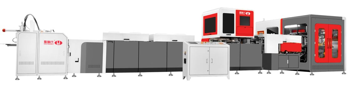 Intelligent High-Speed Drawewr-Style Box Manufacturing System 20-30pcs/min cocok untuk kotak anggur kotak tabung