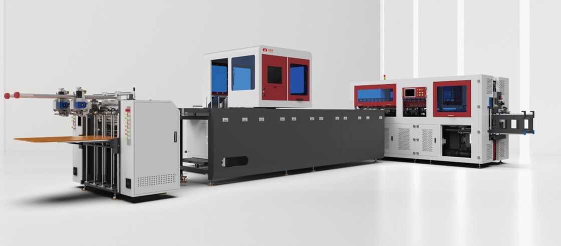 High Speed 15-22pcs/Min LY-400AWK Fully Automatic Perimeter Frame Production Line  High Accuracy