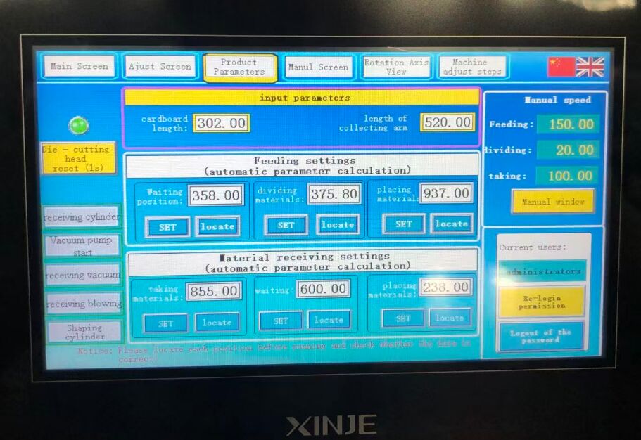 Mesin Pemotong Mati Sepenuhnya Otomatis Generasi Baru Tidak Ada Titik Koneksi Hanya Untuk Papan Abu-abu