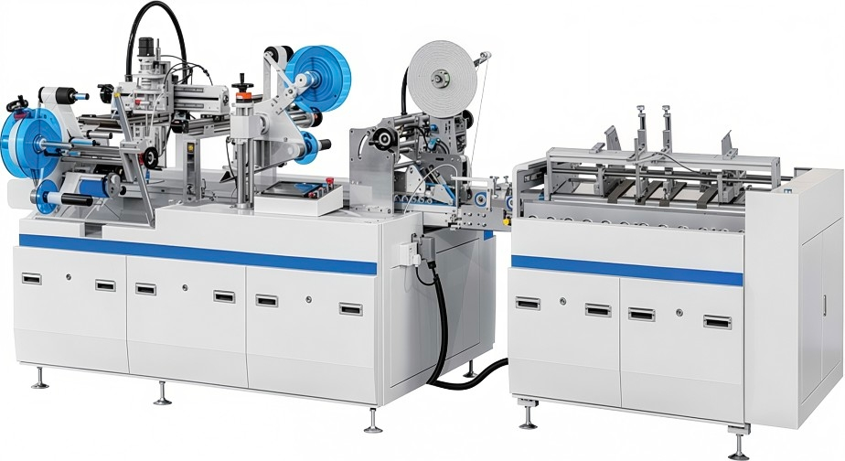 LY-600SFT-3 Multi-fungsi Mesin Aplikasi Pita Sisi Ganda Untuk Kotak Lipat Kotak Hadiah Peralatan Manufaktur Kotak Mesin Penempel Pita