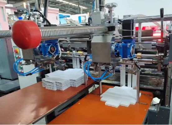 Mesin Pembuat Kotak Kaku Otomatis Cerdas 2 In 1 Multifungsi Kecepatan Tinggi 50-70pcs/menit