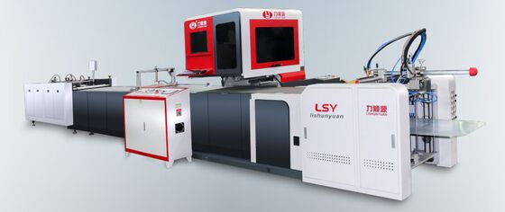 Sistem Pembungkus Kasus Visi Mesin Otomatis untuk kotak ponsel, kotak kue bulan, kotak teh