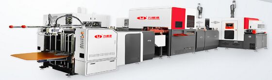 2 In 1 Mesin Pembuatan Kotak Kardus Tinggi Kecepatan Tinggi 50-52PCS/min