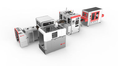 Mesin Pembentuk Kotak Kaku PLC Dengan Tingkat Produksi Stabil 20-25pcs / Min