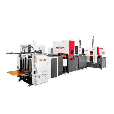 LY-HB3000CQ Double membentuk Rigid Box Making Machine dengan kecepatan tinggi 50 pcs / mnt