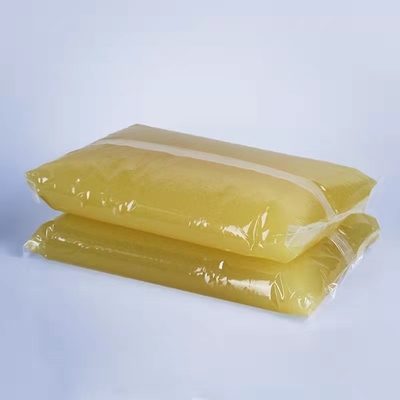 Tembus Amber Hot Melt Jelly Glue Untuk Mesin Pembuat Kotak Semi Otomatis Kaku